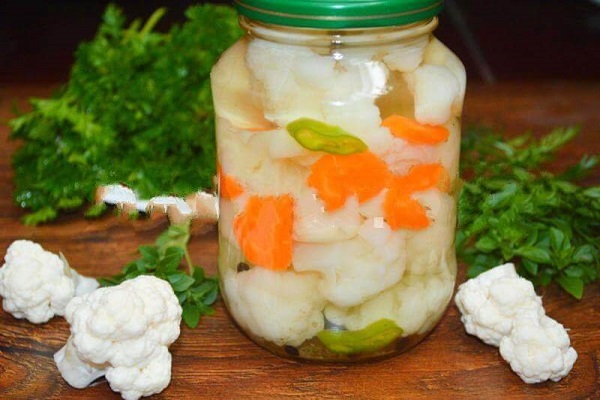 Консервация цветной капусты