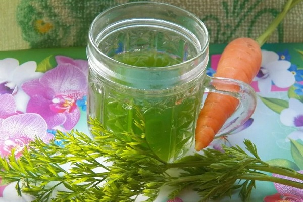 Настой на морковной ботве