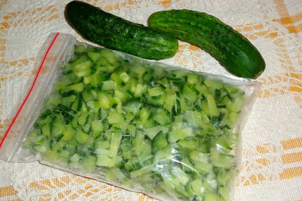 Заморозка огурцов