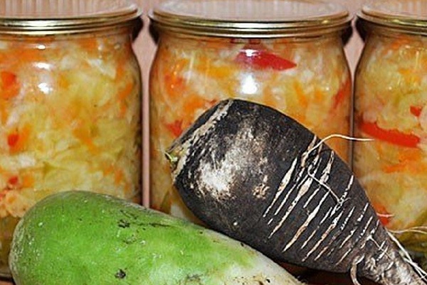 Консервация редьки